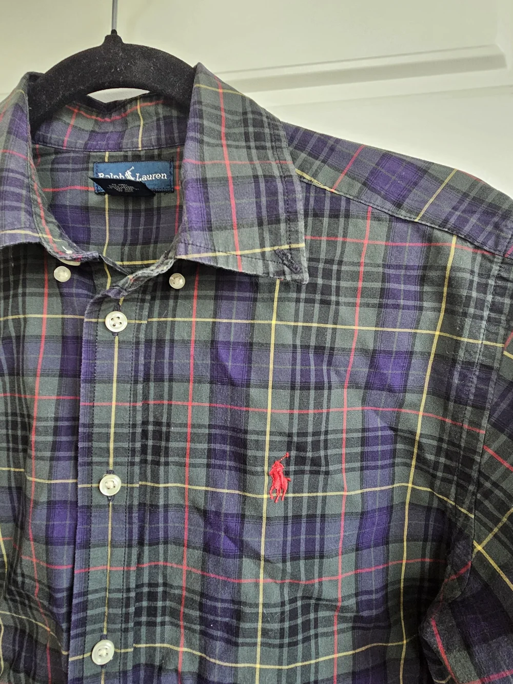 Polo by Ralph Lauren Men's Green Plaid Button-Down Shirt